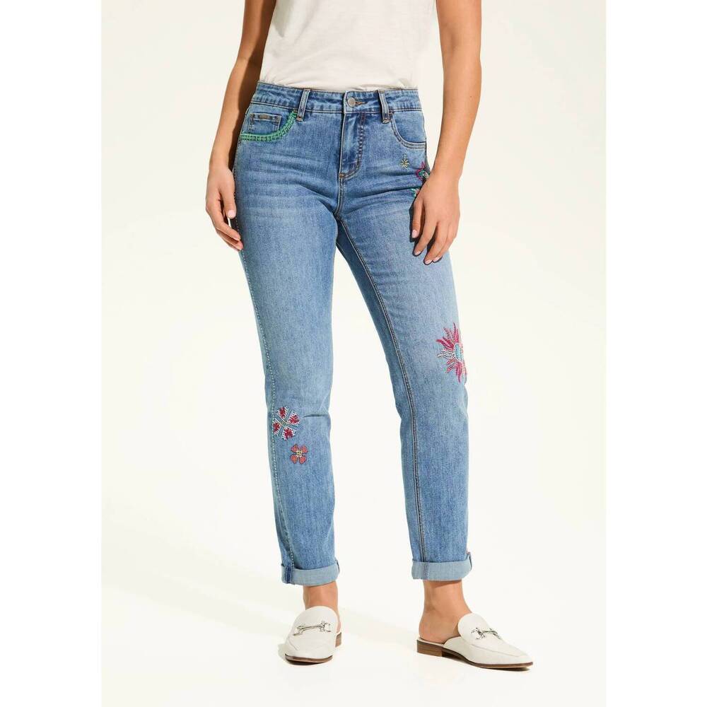 NEW FDJ gisela girlfriend ankle jeans in light blue